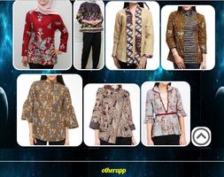 the design of modern women's batik clothes ảnh chụp màn hình 1