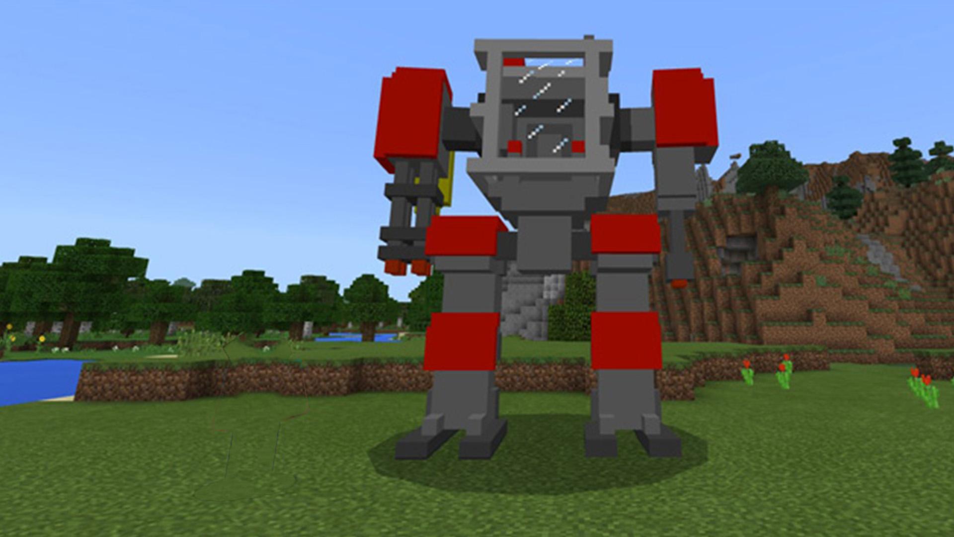 minecraft robot lego