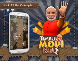Temple Modi Run 2 Affiche