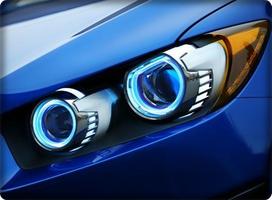 Modified Car Lights Plakat