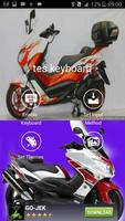 Modifikasi motor N Max Keyboard Cartaz