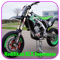 Modifikasi KLX Supermoto plakat