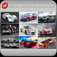 Desain Modifikasi Mobil Sport plakat