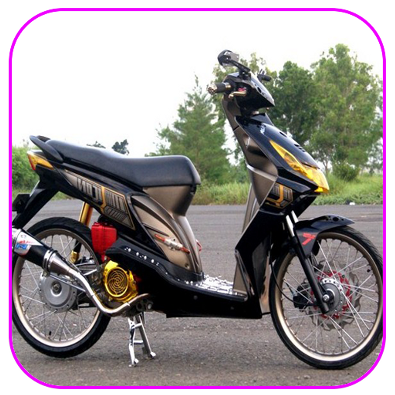 39 Foto modifikasi motor beat drag Terbaru