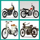 klassieke motorfiets-icoon