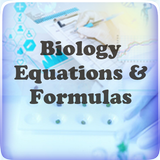 Biology Equations & Formulas icône