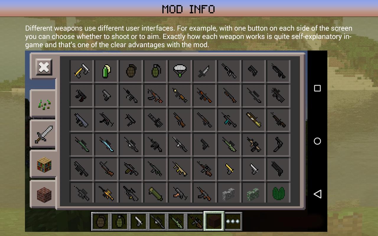 how to download gun mods for minecraft pe