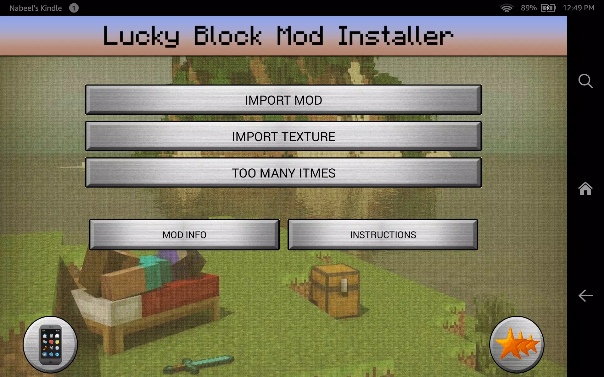 Inca Lucky Block MOD in Minecraft 