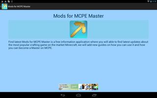 Mods for MCPE Master poster