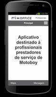 M.OFFICE Transportes - Motoboy الملصق
