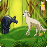 Le chien et le loup (Moka) icône