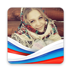 Фильтр Флаг Россия на аватар (портрет) icon