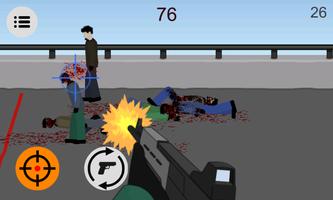 Flat Zombies: Bridge اسکرین شاٹ 1