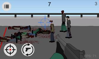 Flat Zombies: Bridge capture d'écran 2