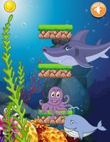 Octopus Bob & Fishing Patrick পোস্টার