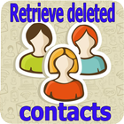 Retrieve deleted contacts आइकन