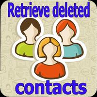 Retrieve deleted contacts โปสเตอร์