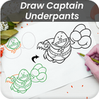 learn to draw captain underpants icône