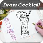 learn to draw cocktail icône