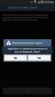 Bluetooth Car Mode Starter capture d'écran 1