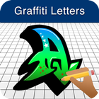 Desenhar letras de graffiti ícone