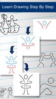 برنامه‌نما How to Draw a Stickman عکس از صفحه