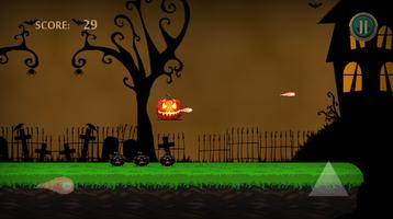 Angry Halloween Adventure -  " Jump & Shooter" capture d'écran 1