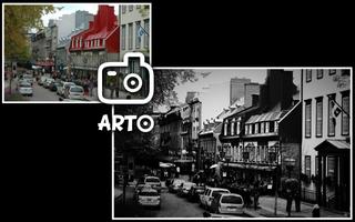Arto.lite: black & white photo syot layar 1