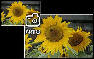 Arto: oil painting photo Affiche