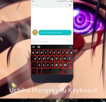 Uchiha Mangekyou Keyboard Moji পোস্টার