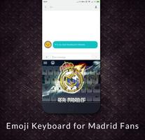 Emoji Keyboard for Madrid Fans Affiche