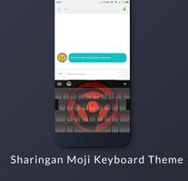 Sharingan Emoji Keyboard Theme Affiche