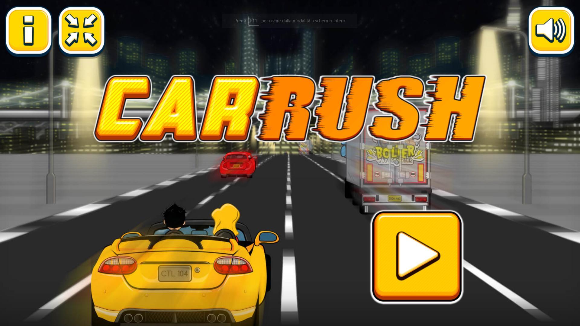 Играть в яндексе игры без подписки. Car Rush.