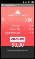 Meal Calculator - FREE Affiche