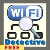 WIFI Benutzer Detective Zeichen