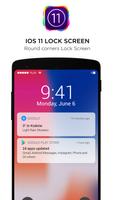 Phone X Lock Screen - IOS11 Locker style poster
