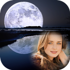 Moon Photo Editor : Moon Photo Frames أيقونة