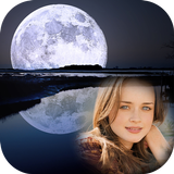 Moon Photo Editor : Moon Photo Frames أيقونة