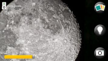 پوستر camera zoom moon