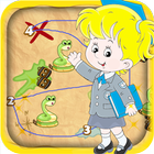 Connect Number Kids Math أيقونة