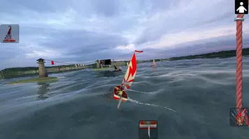 Sailing simulation ANIMATION Plakat