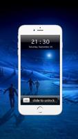 Slide To Unlock - Moon Locker Affiche