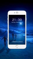 Slide To Unlock - Moon Locker capture d'écran 1