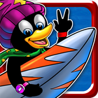 ikon Super Surfer Penguin