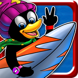 Super Surfer Penguin icône