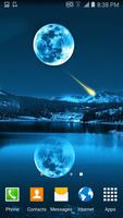 Moonlight Meteor Wallpaper پوسٹر