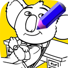 آیکون‌ Buster sing coloring book
