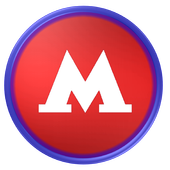Moscow metro map 2018 icon