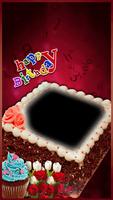 Happy Birthday Cake Photo Frames ポスター