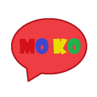Moko messenger chat and talk-icoon